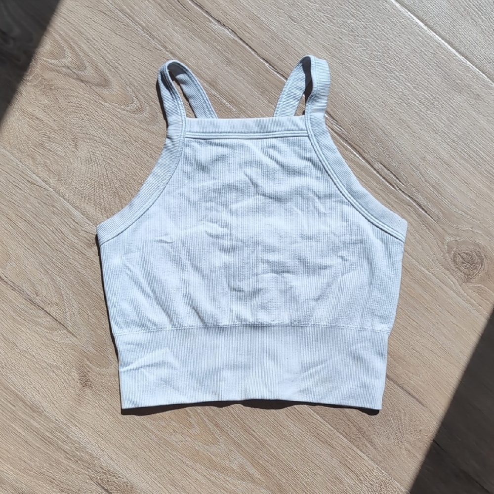 Athleta Aurora White Crop Top
